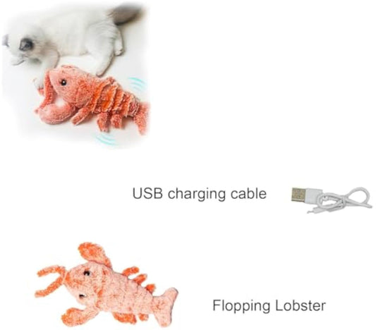 Floppy Lobster Interactive Pet Toy